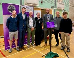 Sir Ben Helfgott MBE, a young holocaust survivor and one of the Windermere Boys was the inspiration behind the Lakes School
Strength & Fitness Gym. Our club is honoured to have played a part in helping to establish the facility.